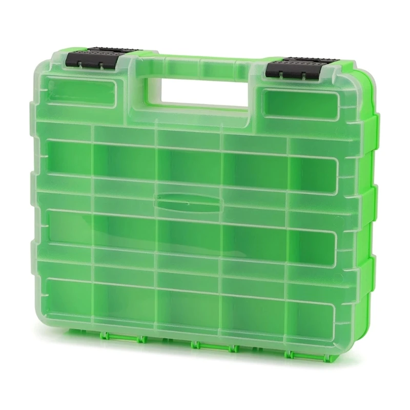 

Portable Storage with Double Secure Lock Removable Bin Compartment