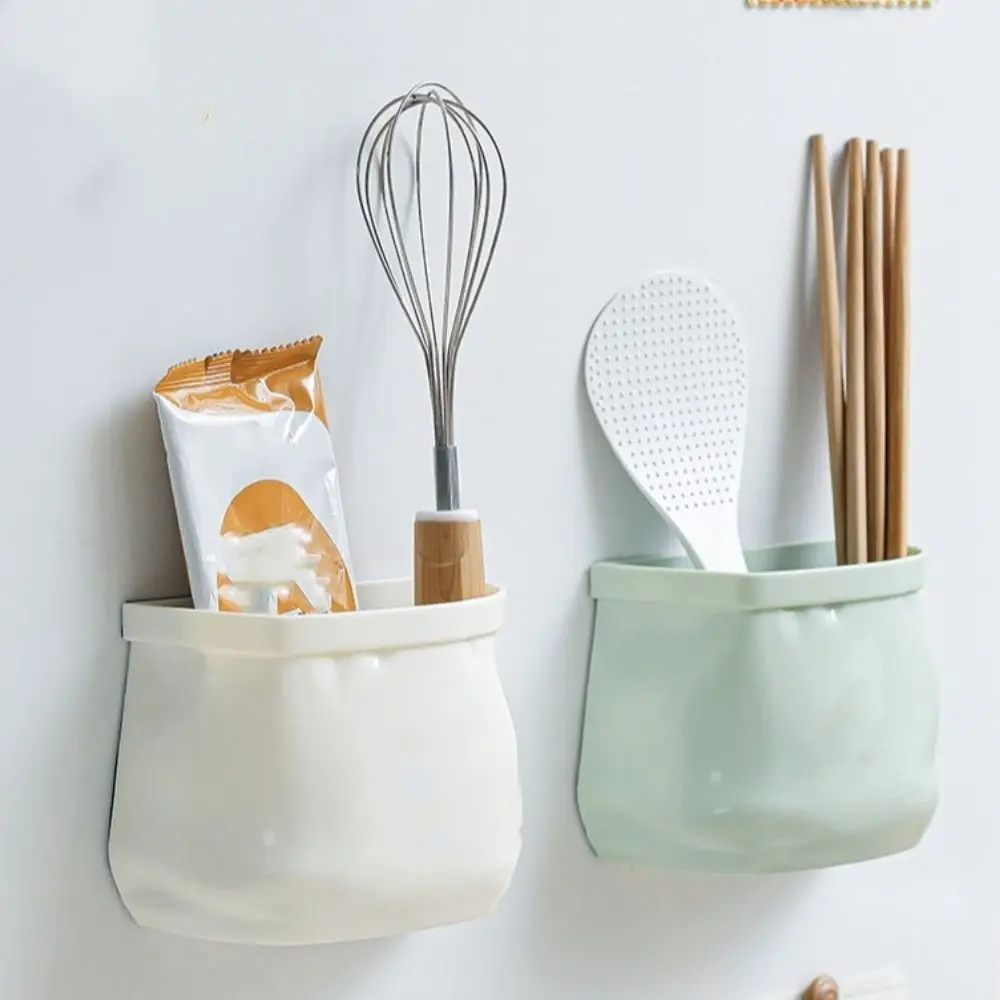 

Creative Plastic Magnetic Storage Box Multi-Purpose Cute Refrigerator Organizer Space Saver Kitchen Storage Rack Kitchen Use