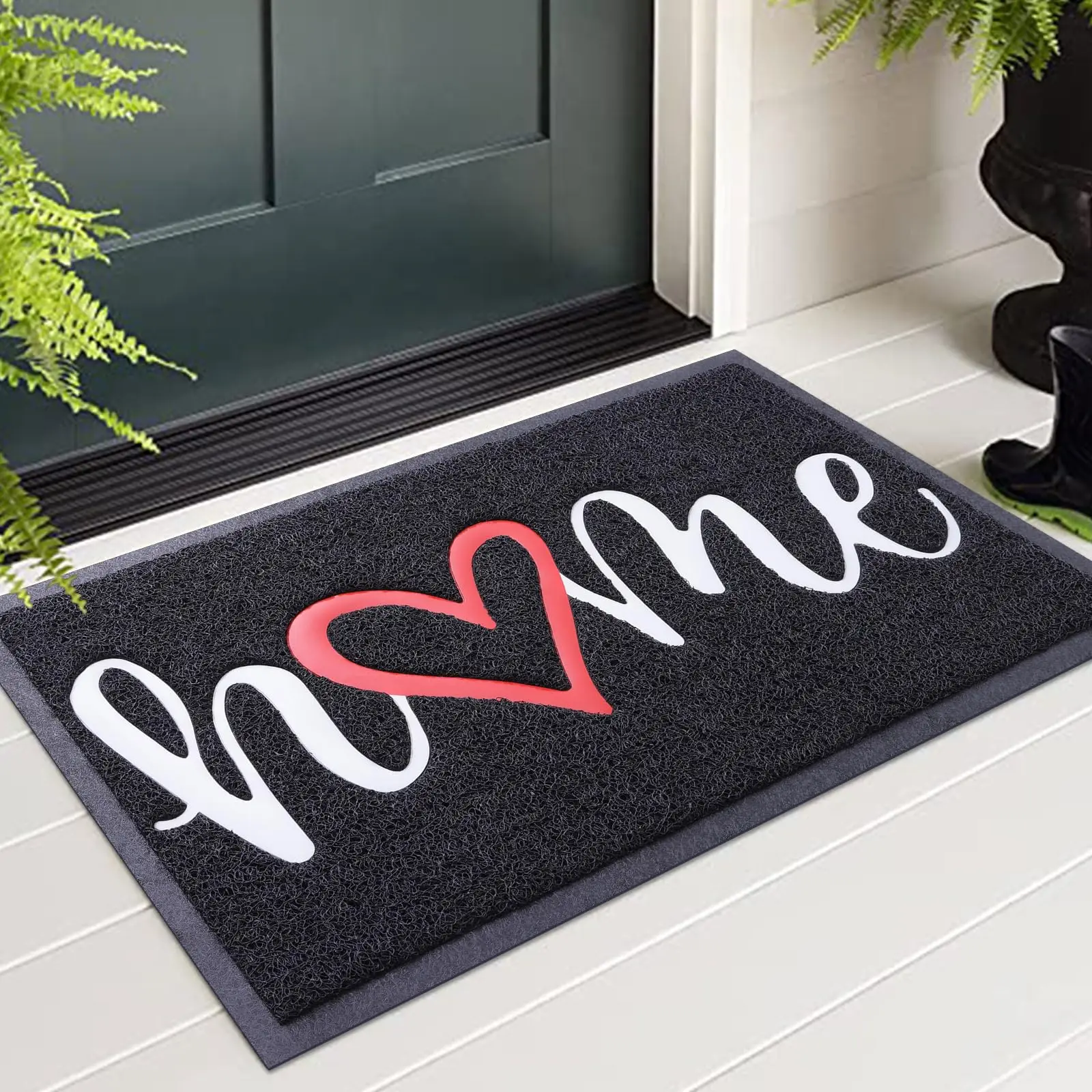 HAPIHAPPY New Door Mats PVA Nonslip Home Door Mats Indoor Door Mats Dirt Trap Absorbent Waterproof Door Mat Washable Floor Mat