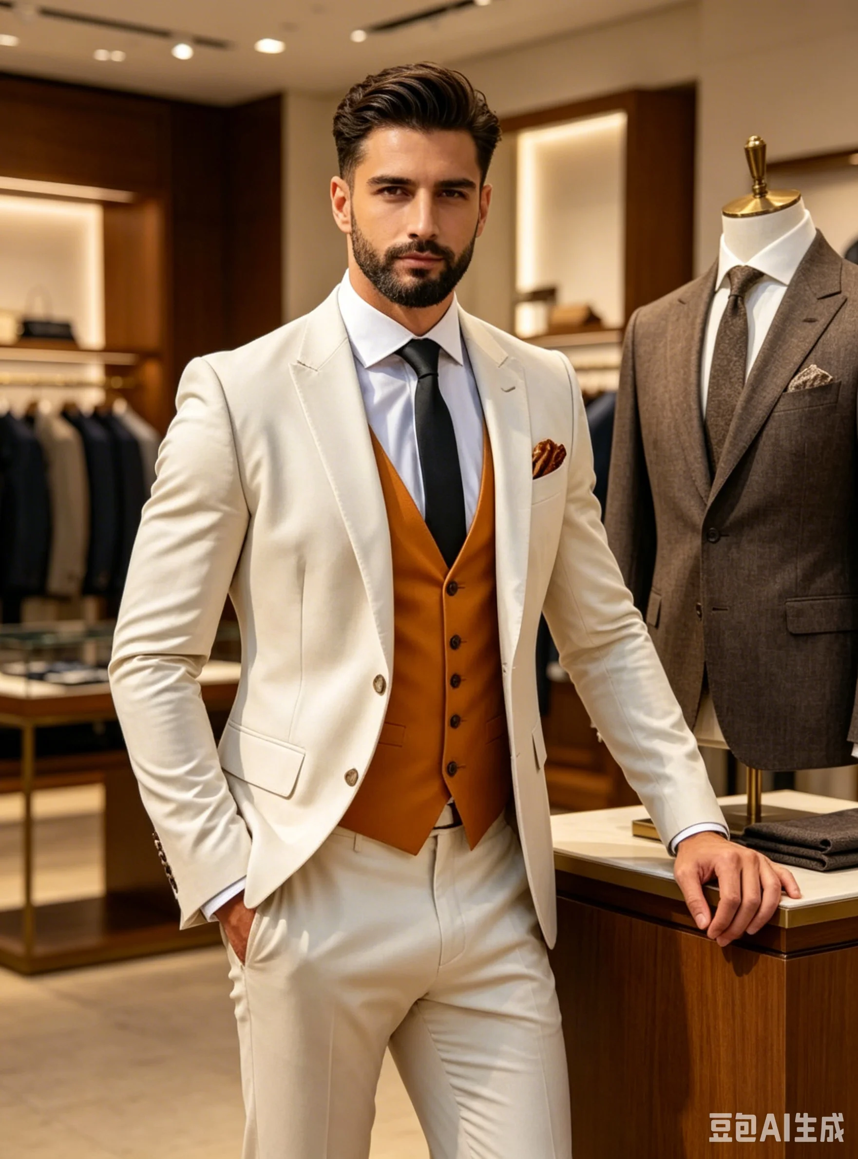 

2025 Costume Homme Business Suits For Men Groom Tuxedos Wedding Terno Masculino Slim Fit 2PCS(Blazer+Pant)
