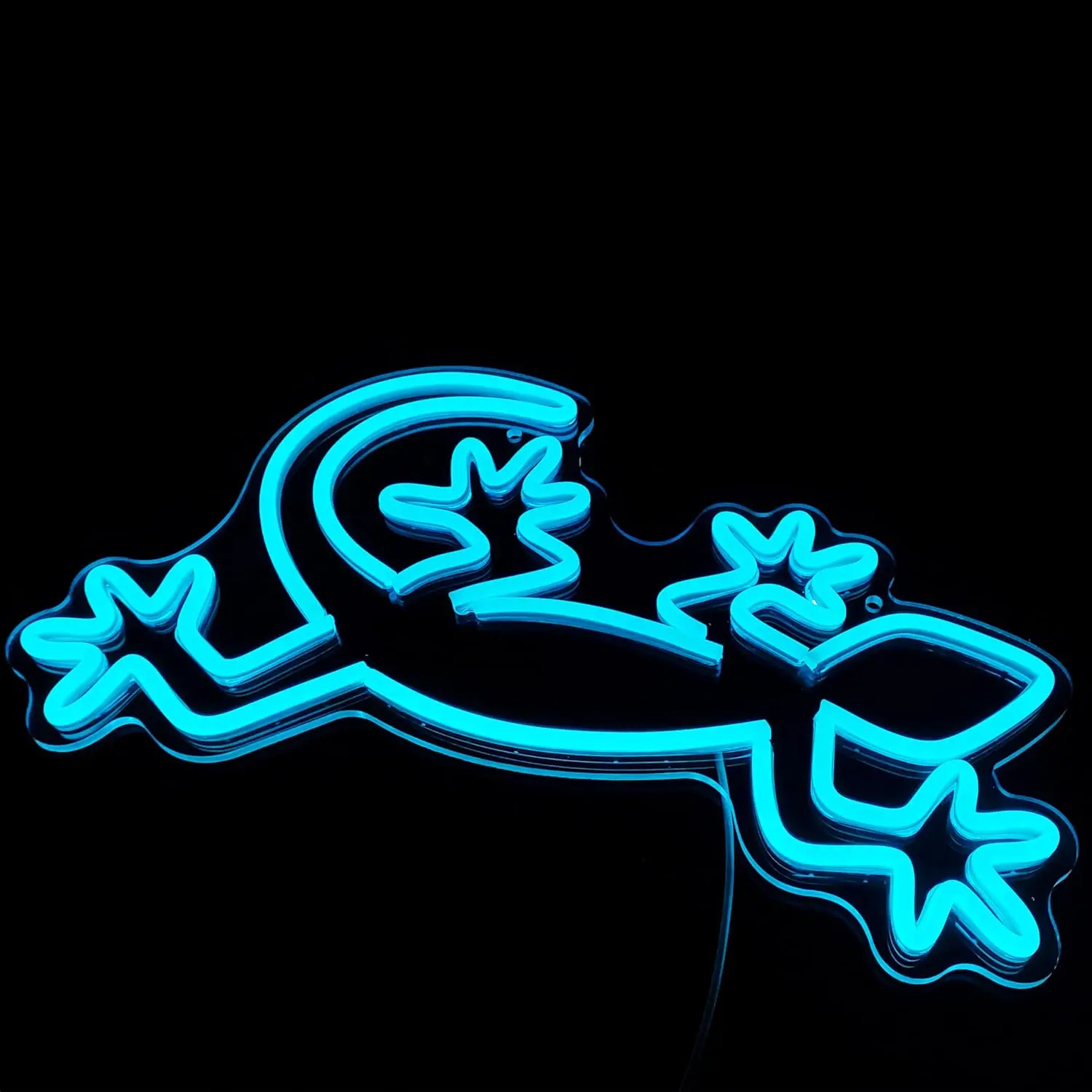 Gecko Lizard Neon Sign Dimable LED Neon Light USB Powered Wall Decor for Bedroom Man Cave Pet Store Zoo Man Cave Gift for Friend