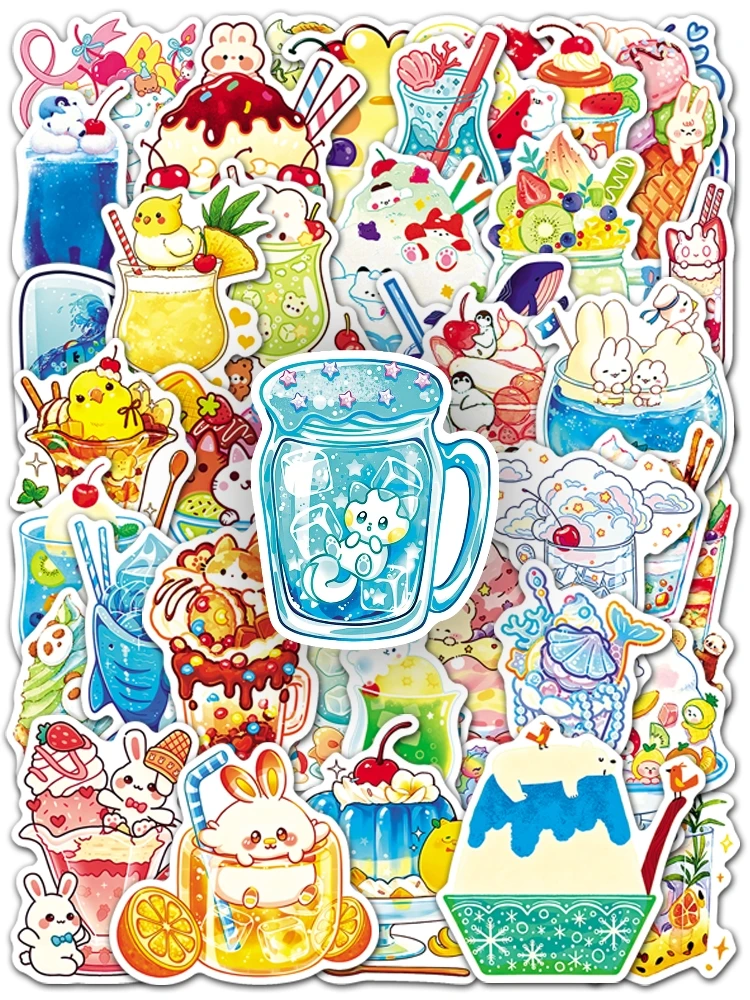 50pc Cartoon Summer Stickers Suitcase Laptop Skateboard Personalized Stickers