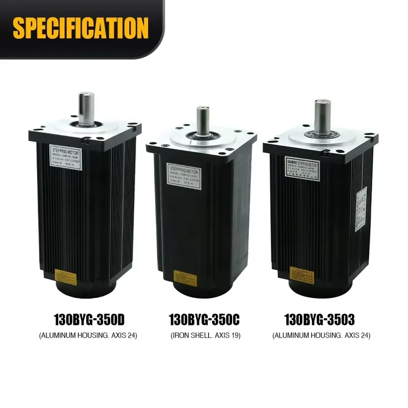 Nema52 130BYG 50Nm 130BYG350A/B/C/D/E 3-Phase Hybrid Stepper Motor Nema 52 With DM3922 Driver view 2