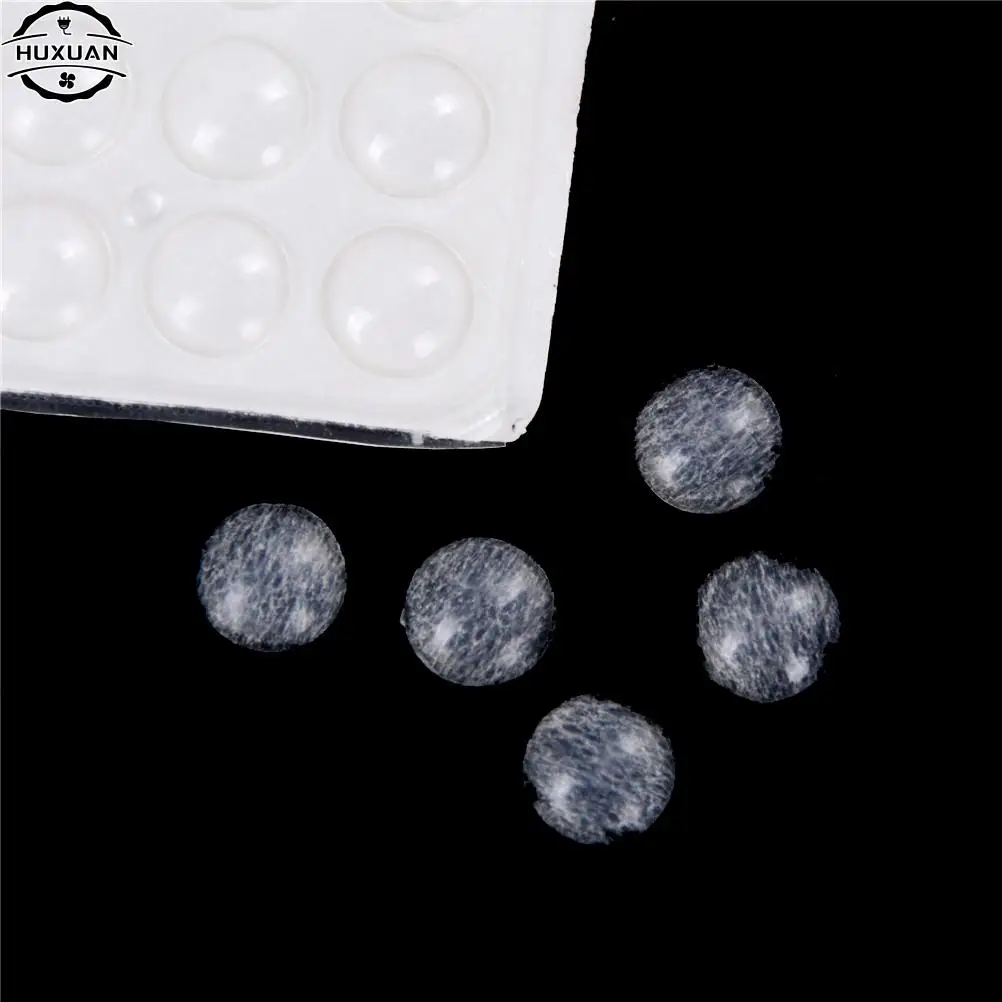 100pcs 8 x 2.5 mm Self Adhesive Rubber Feet Pad Silicone Transparent Bumpers Door Buffer Pad Self-adhesive Feet Pads