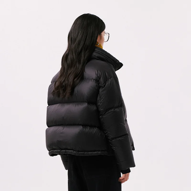 Chericom jaqueta curta feminina com gola acolchoada design quente roupas femininas inverno casacos bufantes pesados y298098y