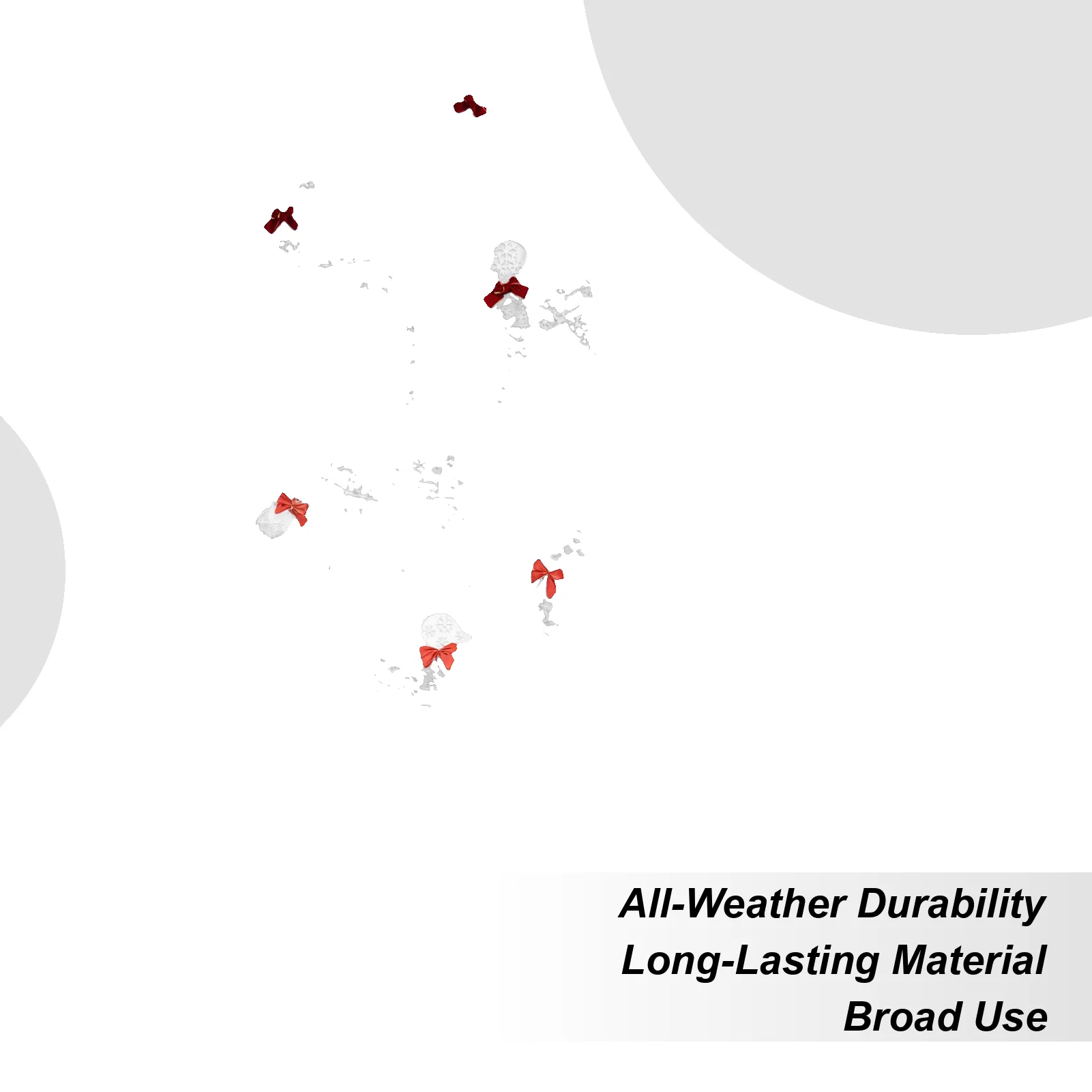 

Christmas Holiday Reindeer Family Set 2D Iron Standing Deer Garden Ornaments Backyard Holiday Decoration For Outdoor Lawn