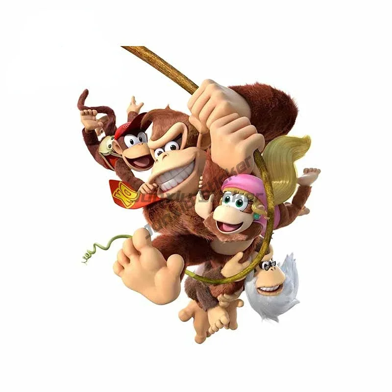 ملصق مضاد للمياه من مادة PVC على شكل قرد Orangutan لتزيين السيارة ونافذة غرفة الدراجة وطاولة الثلاجة وإكسسوارات الحائط