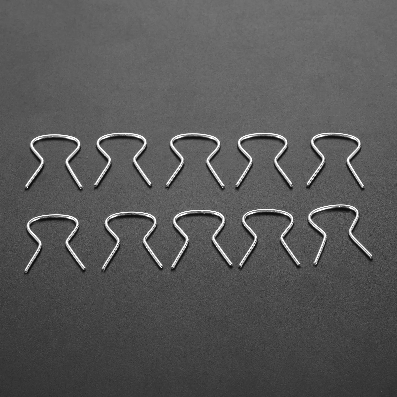 10Pcs Auto Roll Up Retaining Winder Handle Clips Car Door Window Crank Clip Metal Retainer for Buick Cadillac Chevrolet Pontiac