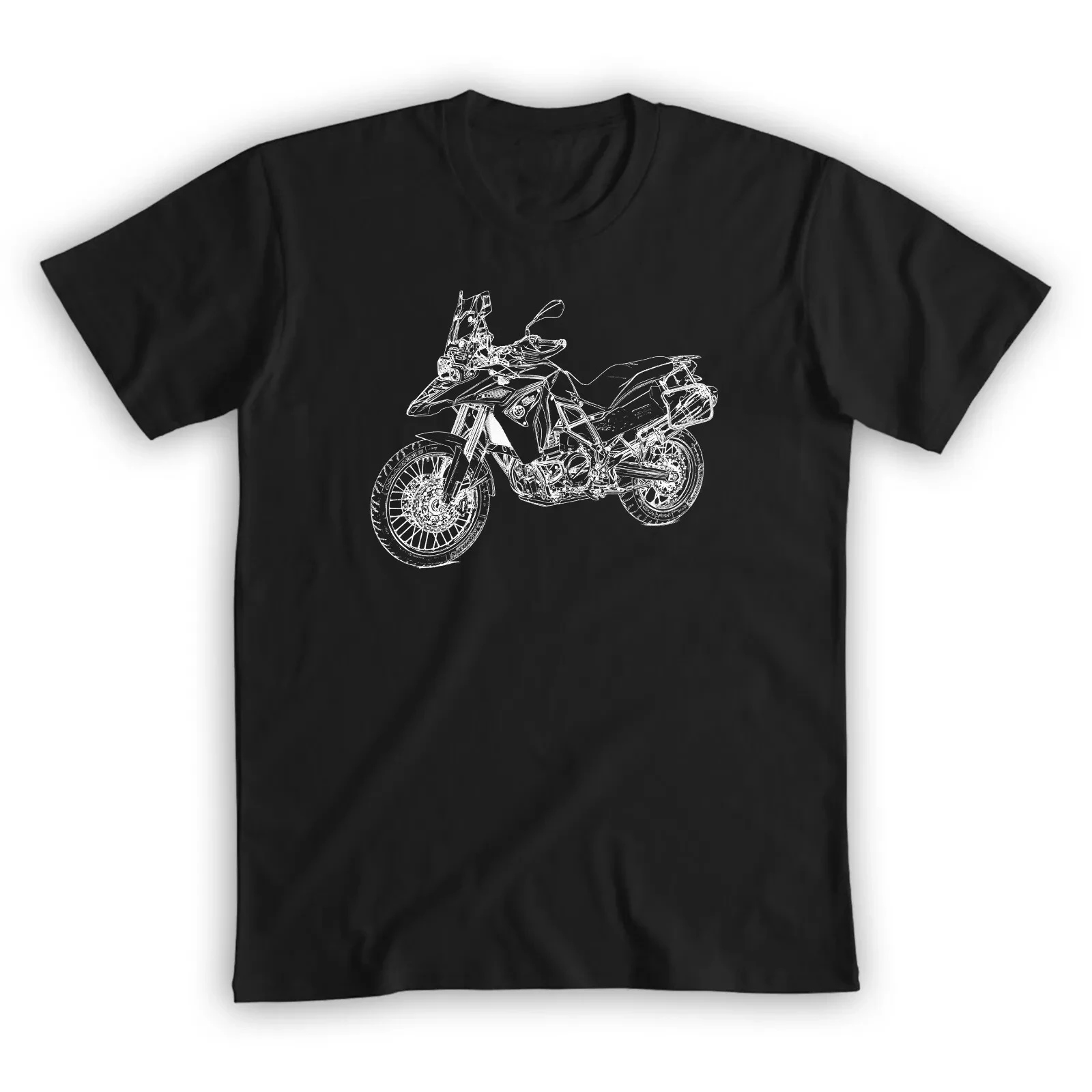 2024 Men T Shirt Casual F800GS Adventure Classic Logo T-shirt Graphic Summer Short Sleeves 100% Cotton S-3XL Cool Tee