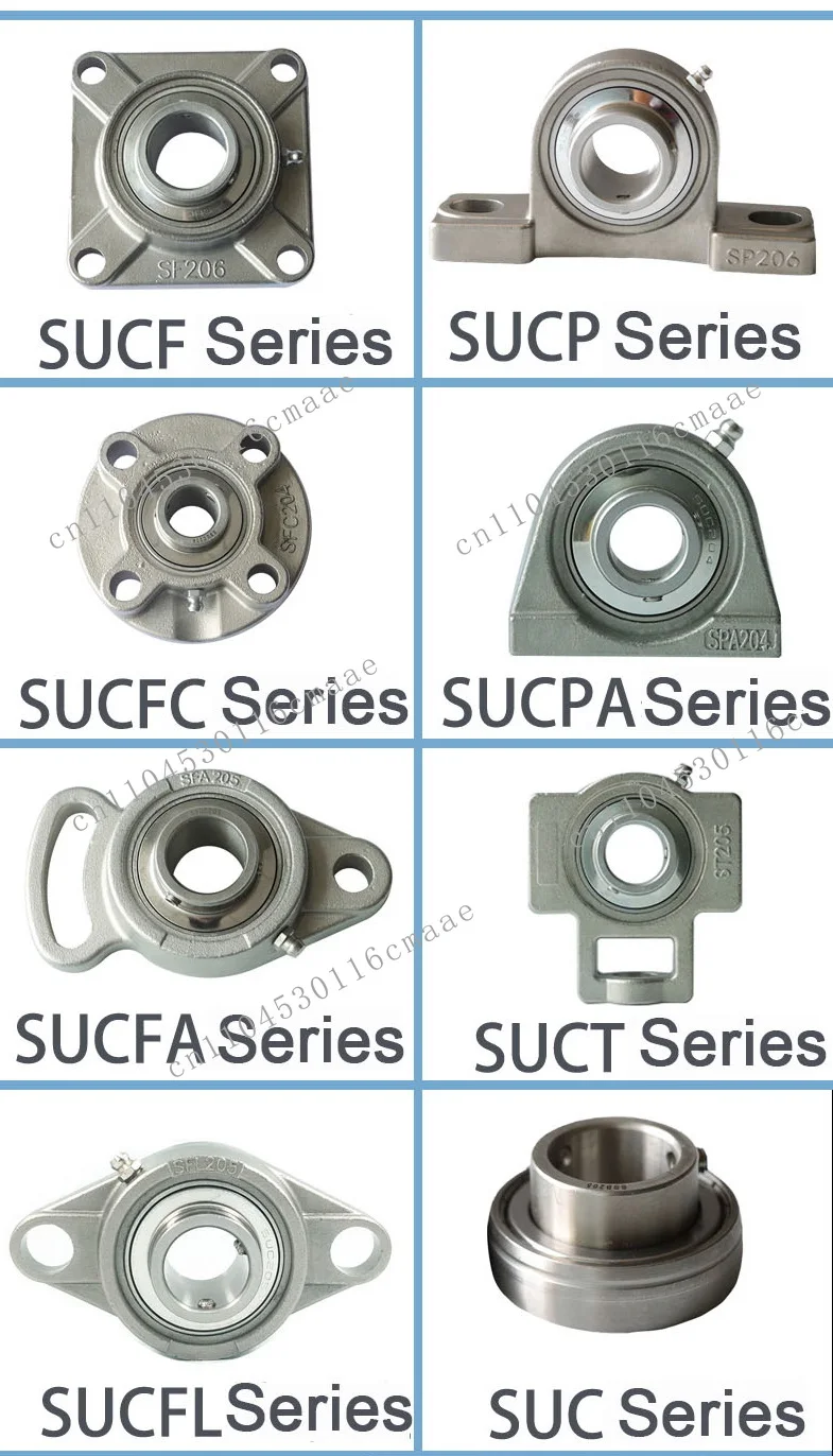 Suitable for SUCP208 vertical industrial P-type stainless steel outer spherical bearing seat wholesale pillow block bearing
