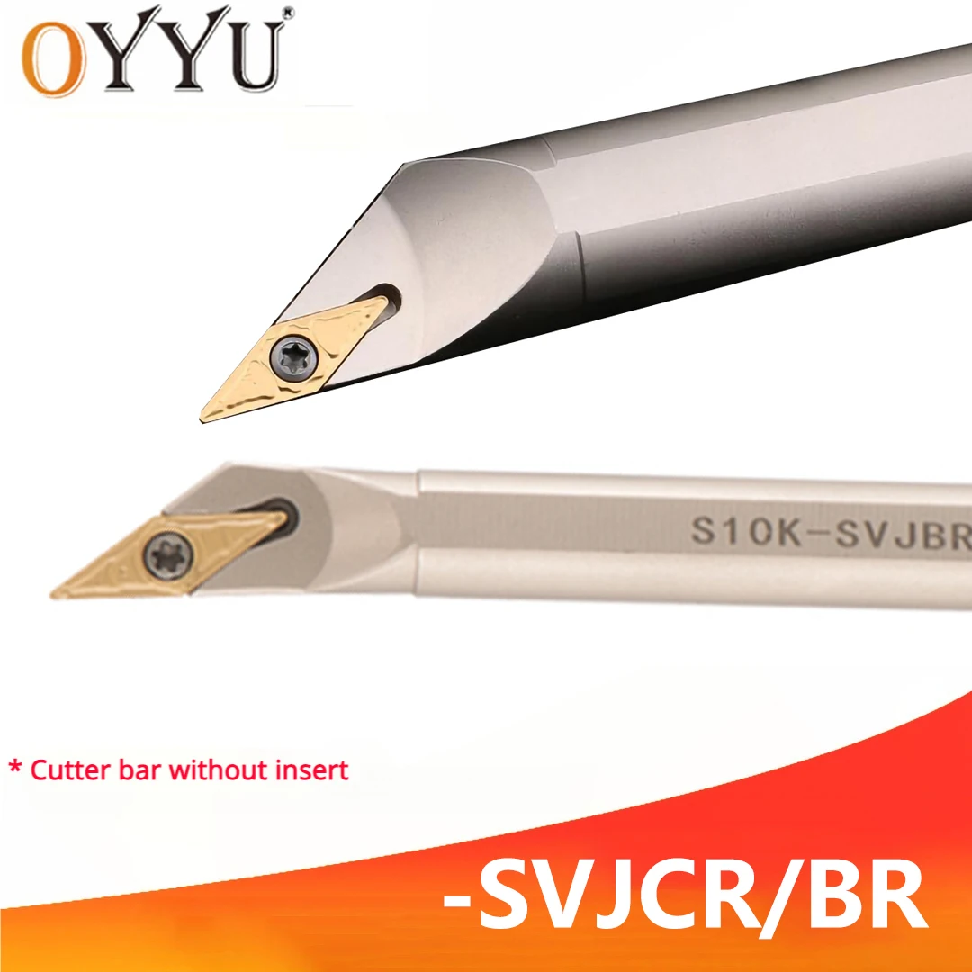 

OYYU S10K S12M S16Q S20R SVJCR11 SVJBR11 SVJBR16 White Spring Steel Internal Tools Holder CNC Shank SVJCR SVJBR Boring Bar