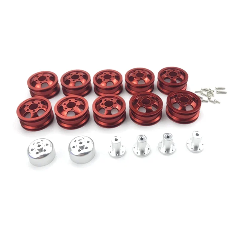 

Металлический модернизированный противоударный обод ступицы колеса премиум-класса (1:16) — WPL C14/C24/B14/B24/B16/B36 4WD/6WD, универсальный, с винтами