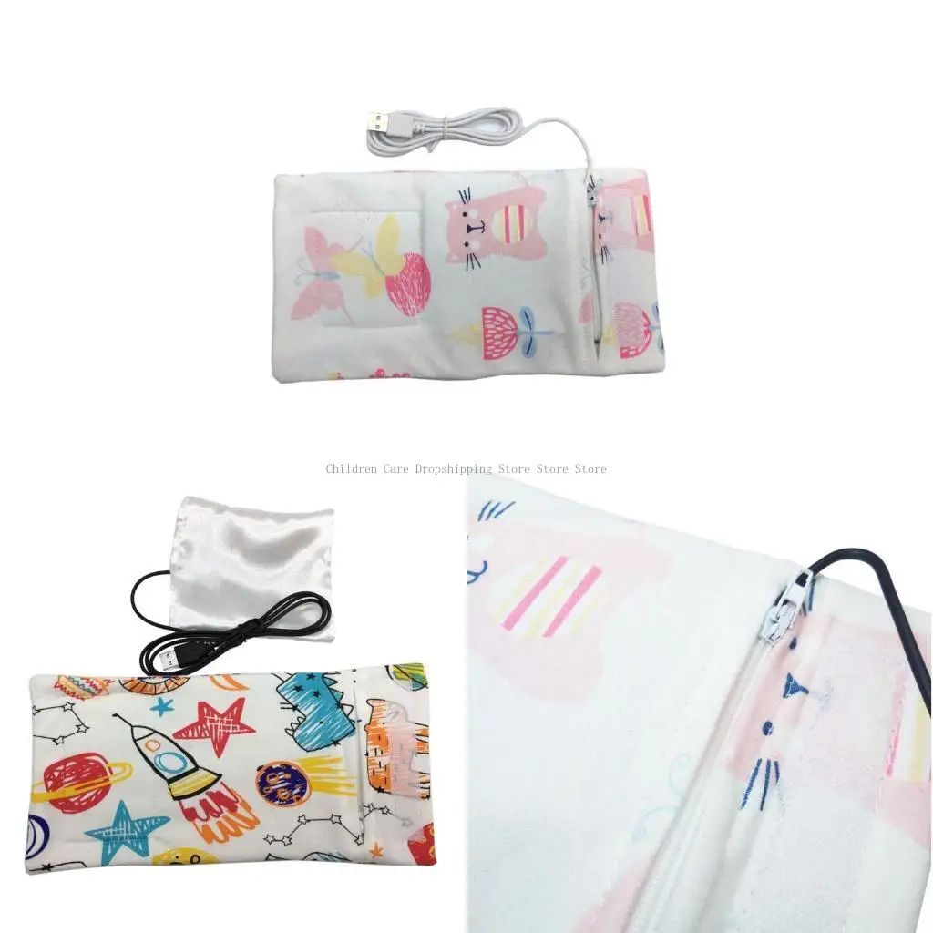 

Baby Usb Bottle Warmer Bag Travel Car Composite Heating Warming Bag Portable