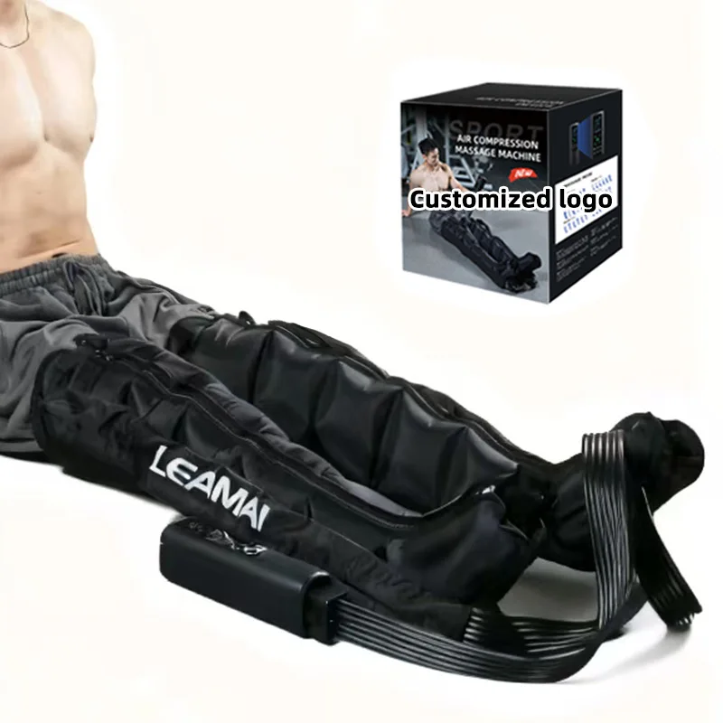 Air Wave Massage Boots Smart Compression Leg & Foot Massager 360° Airbags Improve Leg Circulation, Targeted Local Massage Gift