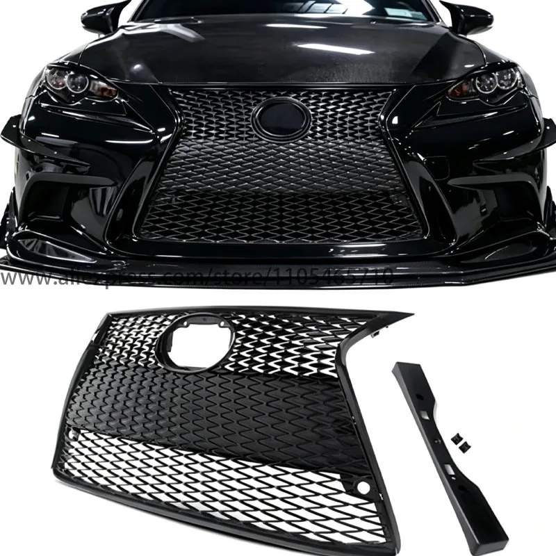 For LexusIS250IS300IS350 F-Sport 2014-2016 Honeycomb Racing Front Bumper Radiator Grille Sport Mesh Replacement Mod Accessories