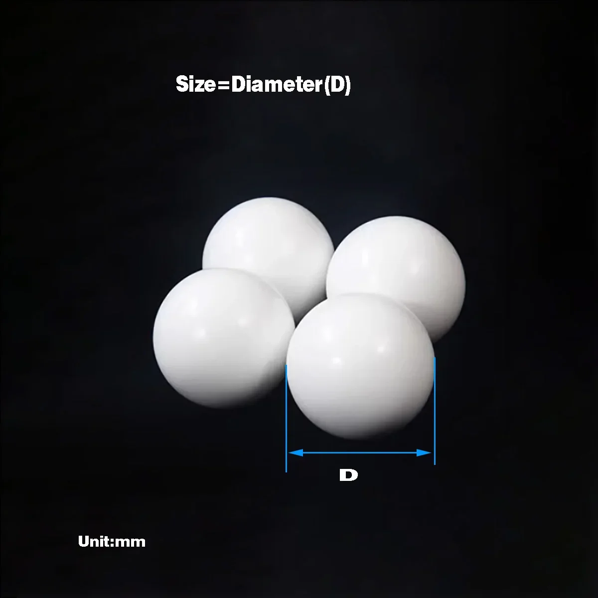 Ptfe Ball, Corrosion-resistant Electrically Insulated Sealed Ball Bearing, Diameter 3mm-120mm, Diaphragm Pump, Ball Bearing,