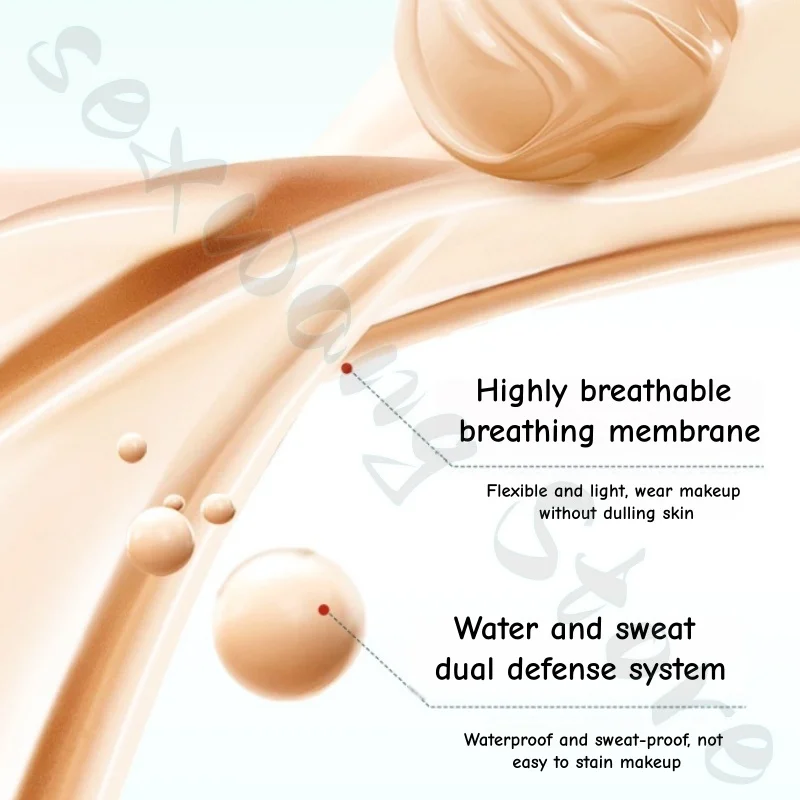 xixi original soft mist liquid foundation is highly effective, long-lasting, moisturizing, light, delicate and compliant 30ml