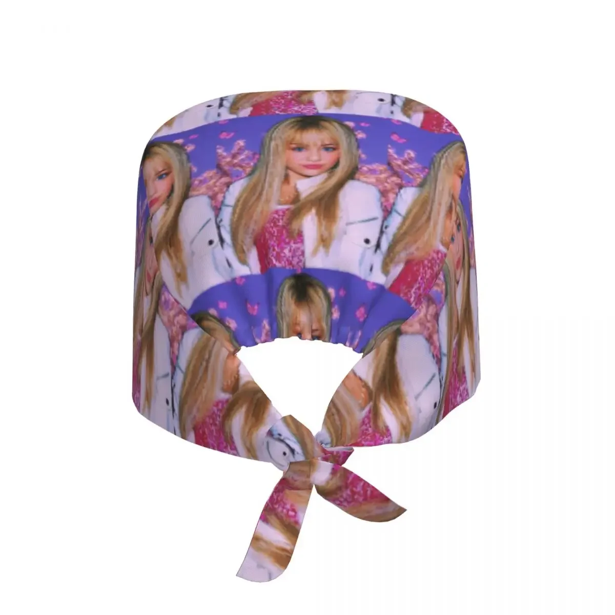 Hannah Montana Scrub Hat Doctor Working Surgical Cap Unisex Adjustable Nursing Caps for Dentist