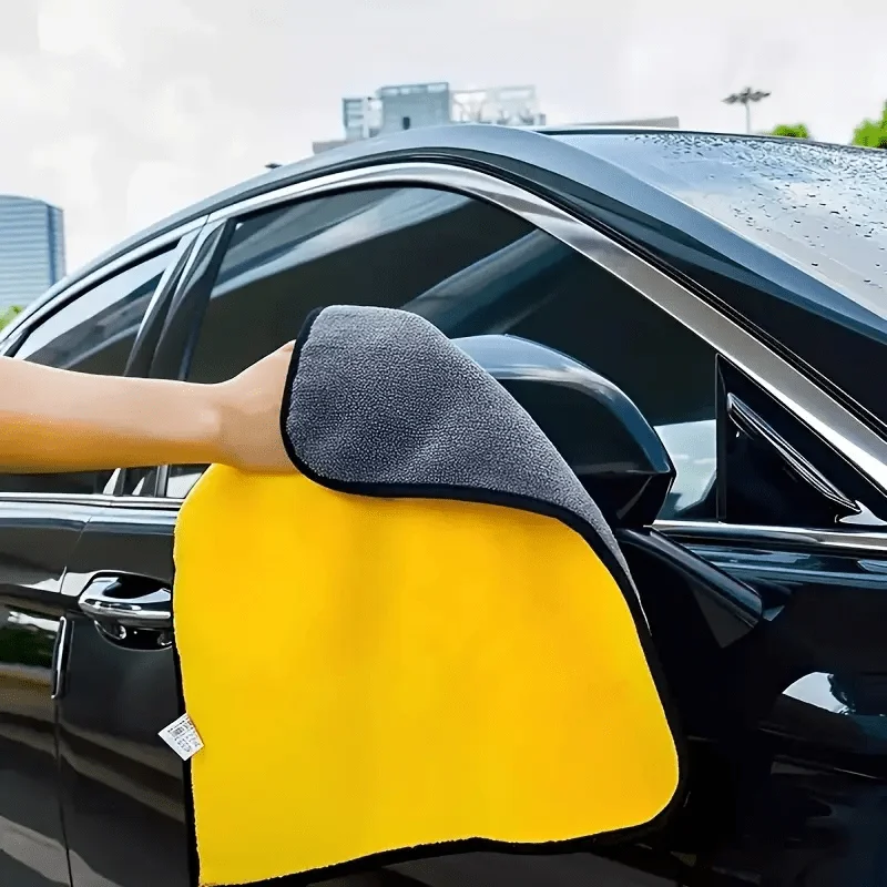 10PC Car Wash Towel Microfiber Cleaning Towel Super Absorbent Thicken Drying Cloth Car Glass Washing Towel Detailing Clean Cloth