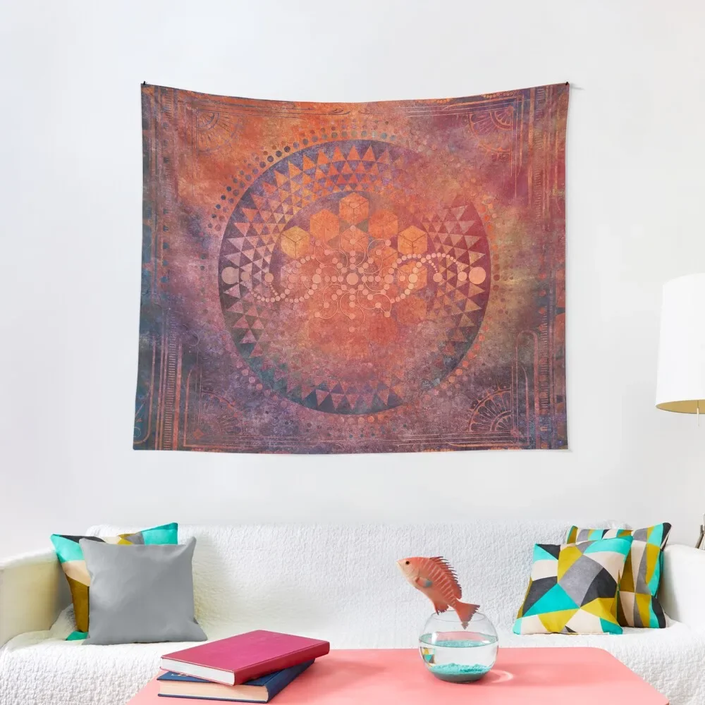 Desert Crop Circle Tapestry Room Aesthetic Aesthetic Home Decor Aesthetic Room Decoration Tapestry