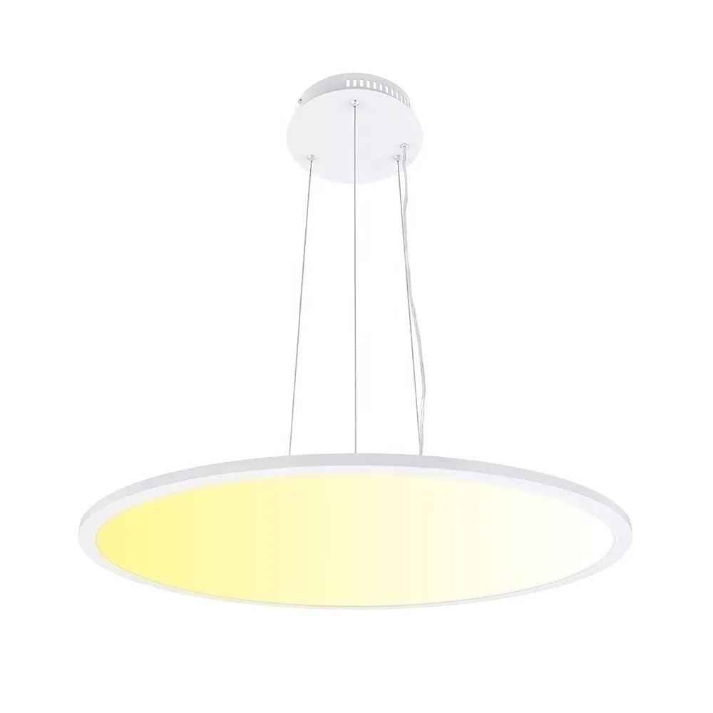 D1200MM mm modern fashionable CCT dimmable smart LED surface-mounted round panel lamp, 75W large round CCT panel lamp