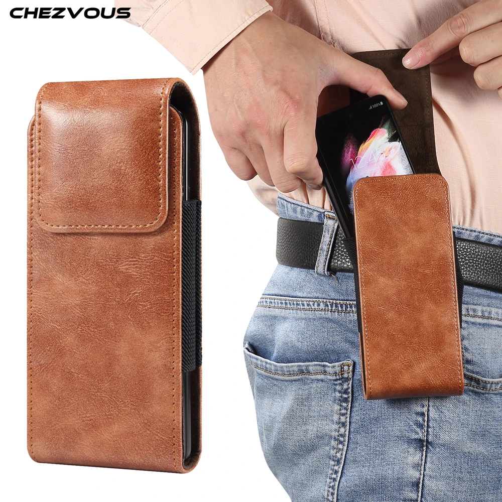 Universal Mobile Phone Waist Bag for Samsung Galaxy Z Fold 4 3 2 5g W22/W20/W2022 Belt Clip Holster Flip Case For Huawei MATEX2