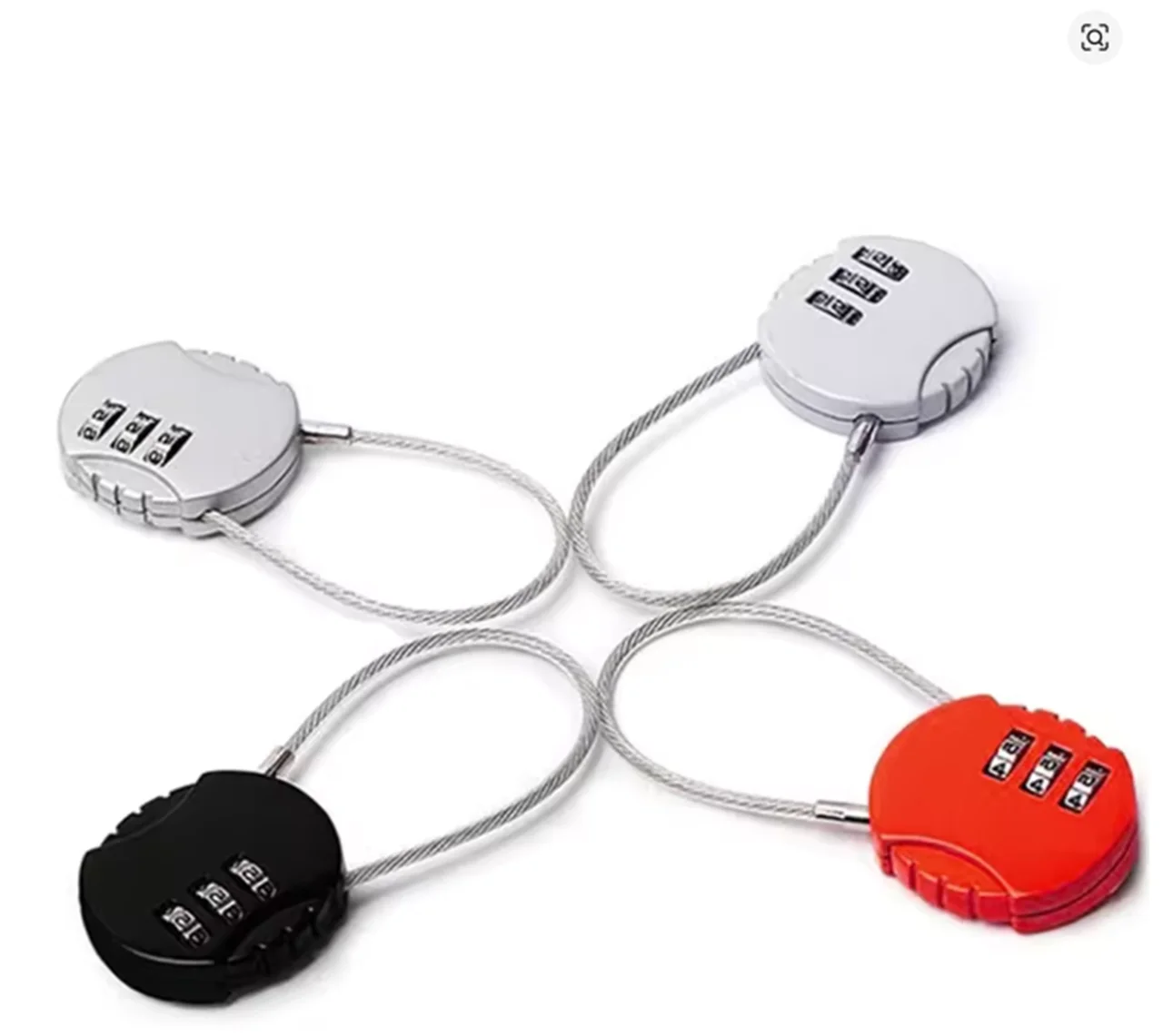 Cerradura de combinación de dígitos, cerraduras para equipaje, cerraduras para maletas con código, cerradura de seguridad para armario de gimnasio, mochilas de viaje, cajón