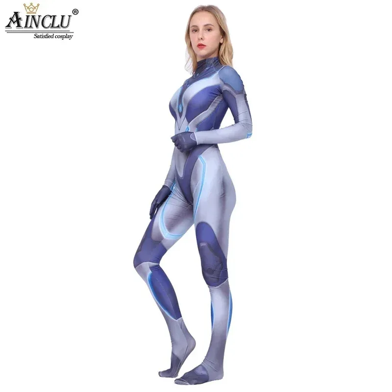 StarCraft Sarah Louise Kerrigan Kostum Cosplay Pesta Halloween Spandex Superhero Bodysuit Jumpsuit untuk Wanita Catsuit