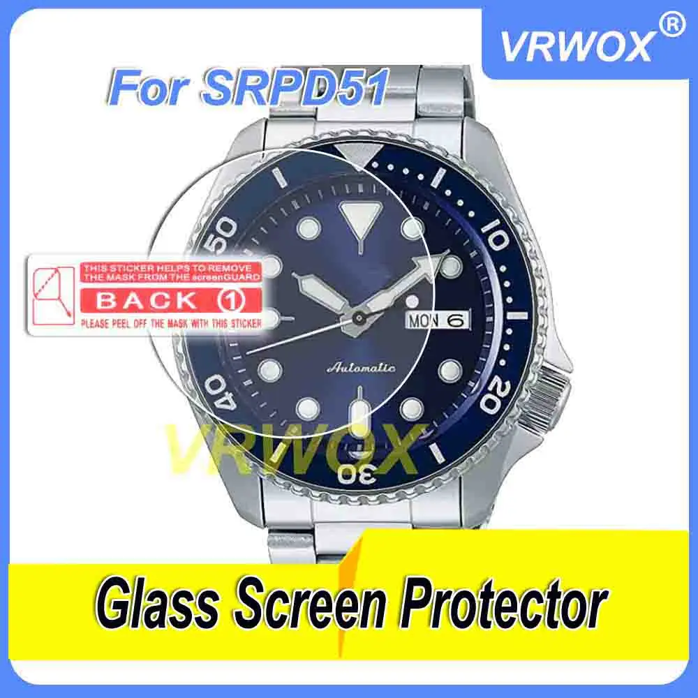 

3Pcs Glass For SRP599 SRP553 SRP581 SRP601 SRP691 SRP747 SRP673 SRP667SRP755 SRP311 Tempered Screen Protector For Watch