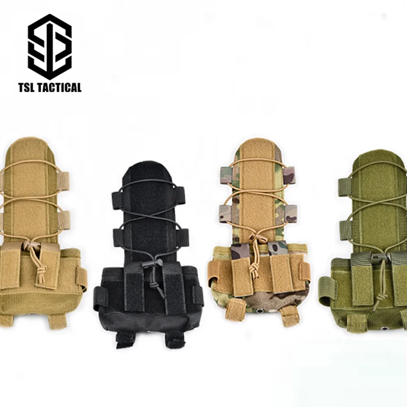 

Outdoor MK2 helmet Battery Pack Tactical Flashlight/Laser battery Store helmet attachment weight bag For spare batteries