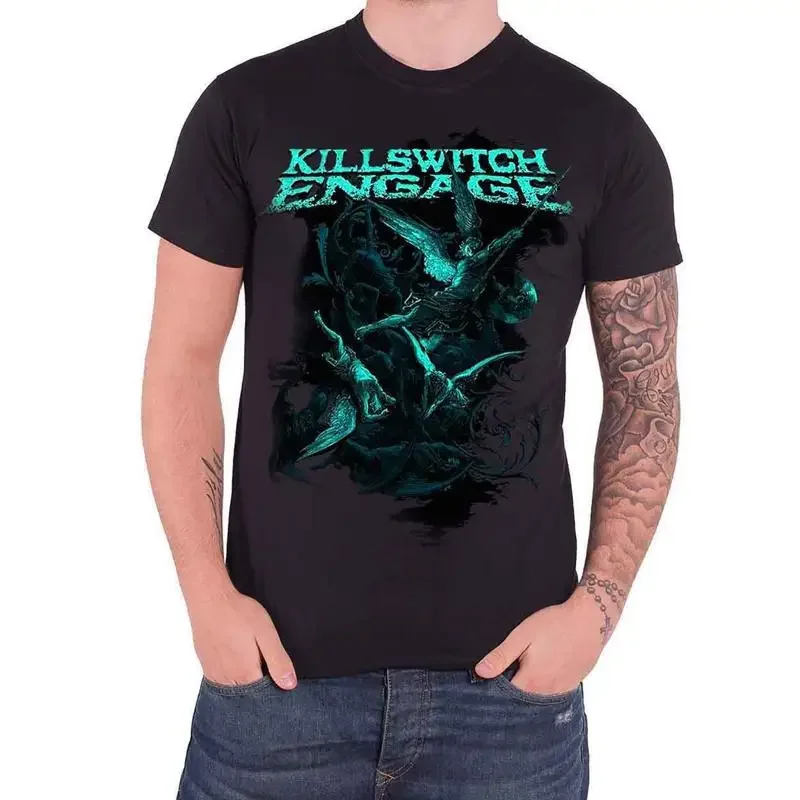 Killswitch Engage Battle Band Logo New Official Mens Grey T Shirt Size S