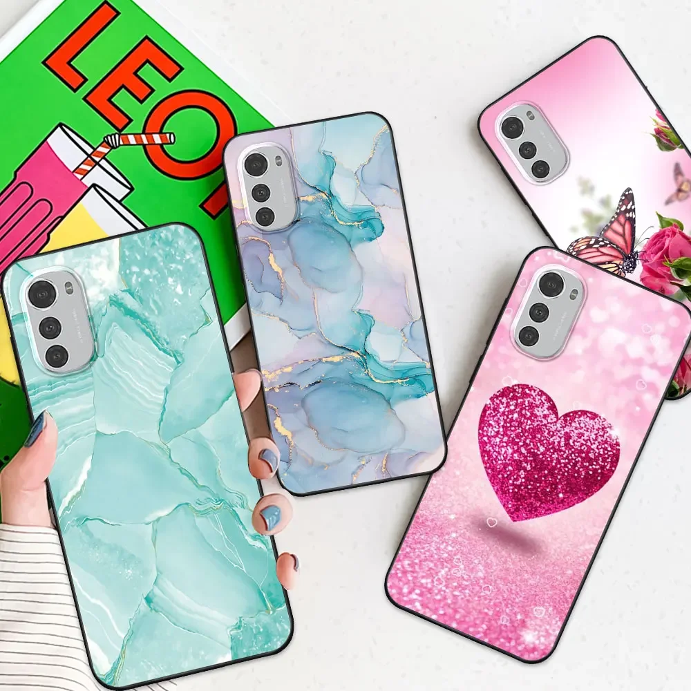 Case For Moto E32 E32S Coque Moto E 32 TPU Soft Silicone Funda Phone Case For Motorola Moto E 32S Marble Capa Back Cover Bumper