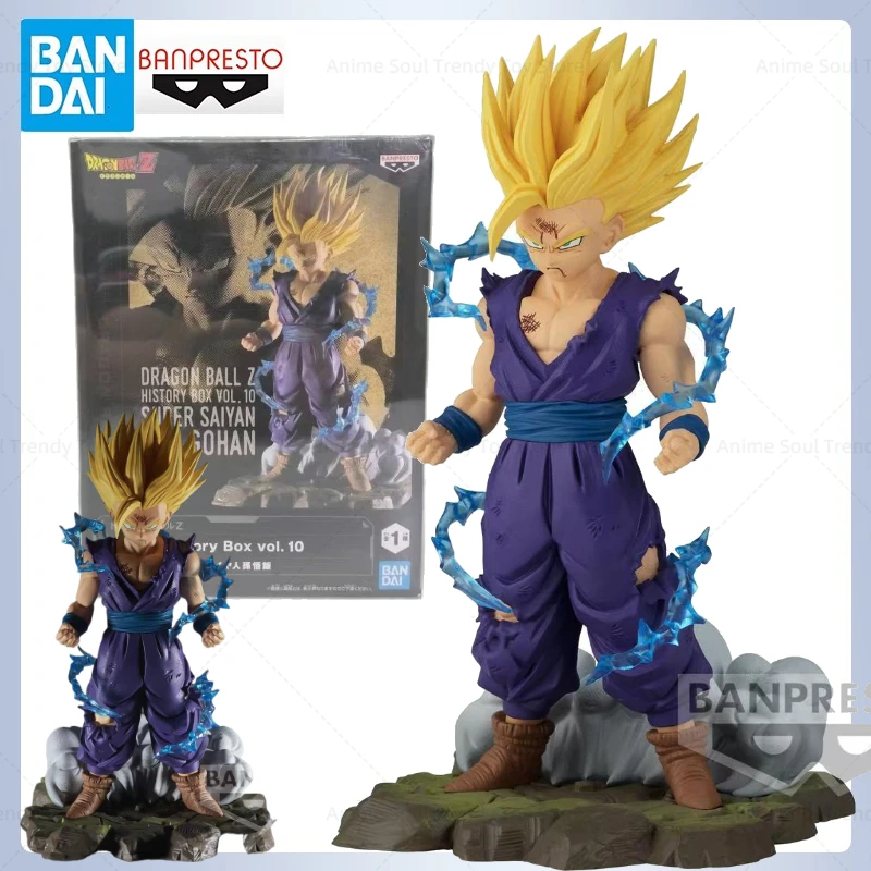 

Bandai Banpresto Dragon Ball Z History Box Vol. Коллекционная модель аниме Super Saiyan Gohan 10, AS