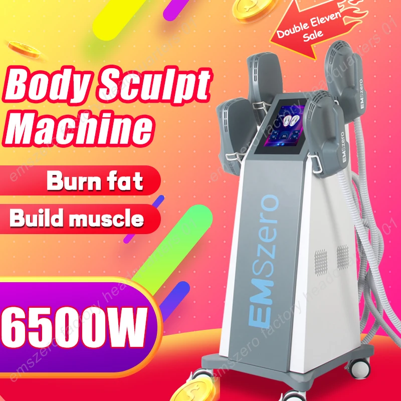 

EMSZERO RF Slimming Machine 6500W 200Hz NEO Hiemt Nova Body Sculpting EMS Pelvic Muscle Stimulator Salon