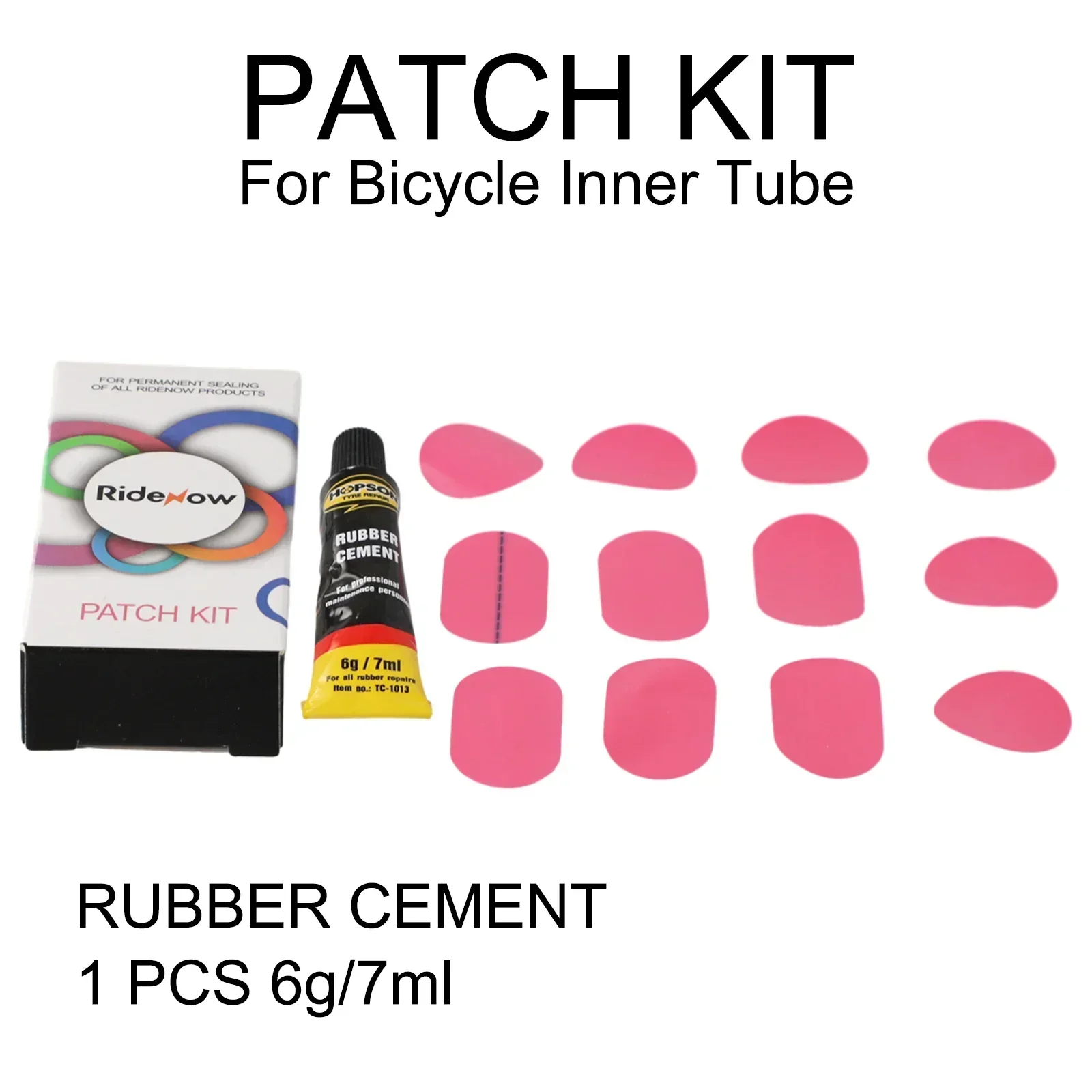 Ridenow Tpu Inner Tubes Repair Kits Bicycle Patches Glue Tires Inner Tubes Tool Length French Valve Supers Light