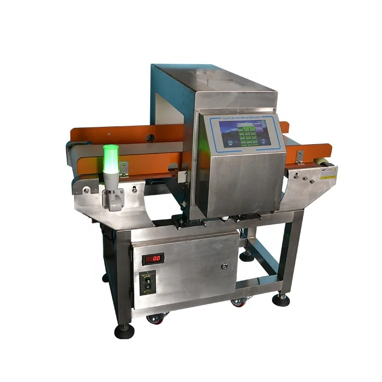 Touch screen digital haccp Food industry Metal Detectors, Conveyor Belt Metal Detector For Processing Line