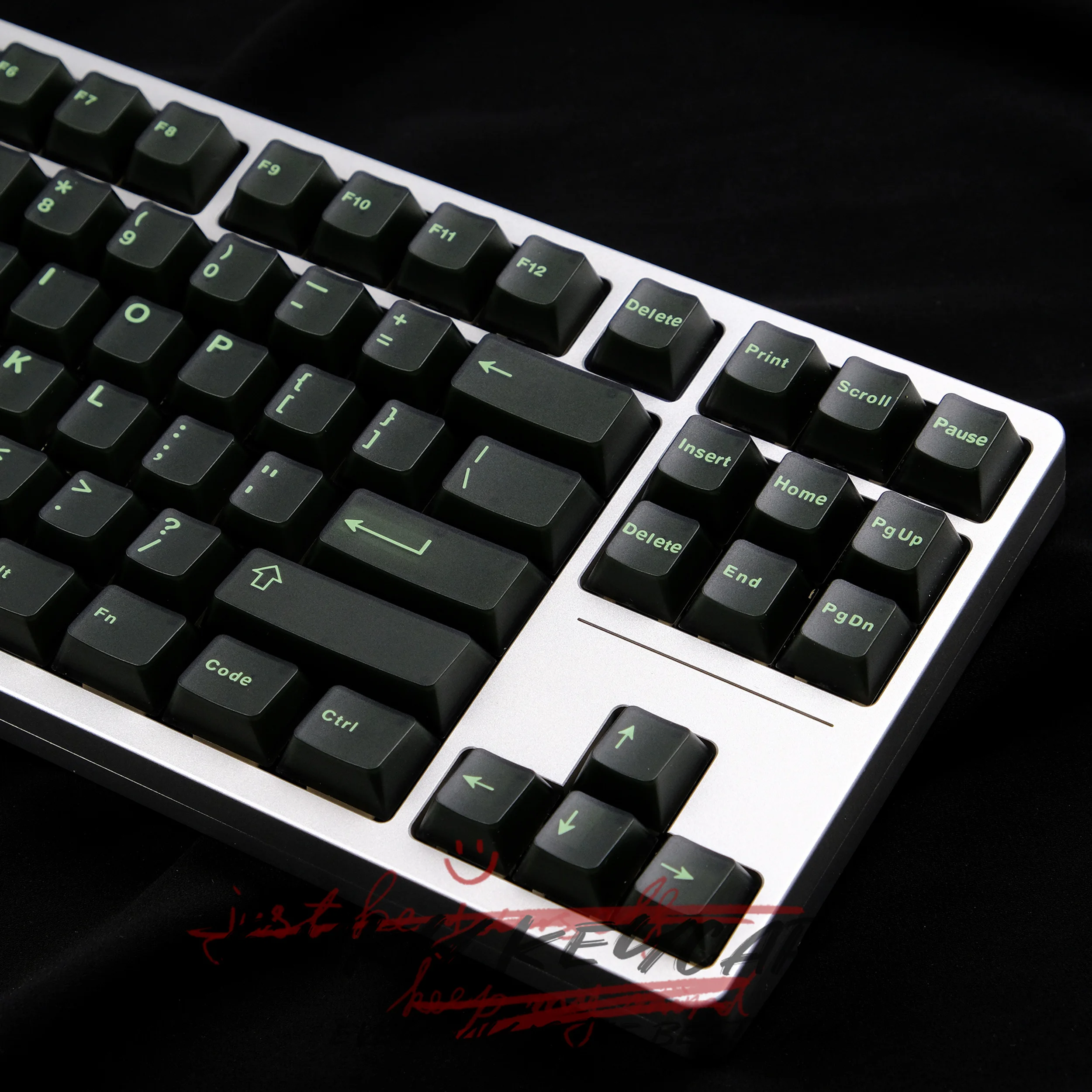 Imagem -04 - Gmky Semitransparentes Keycaps Perfil Cereja Double Shot Abs Mouse Pbt Keycaps Teclado Mecânico Interruptor mx