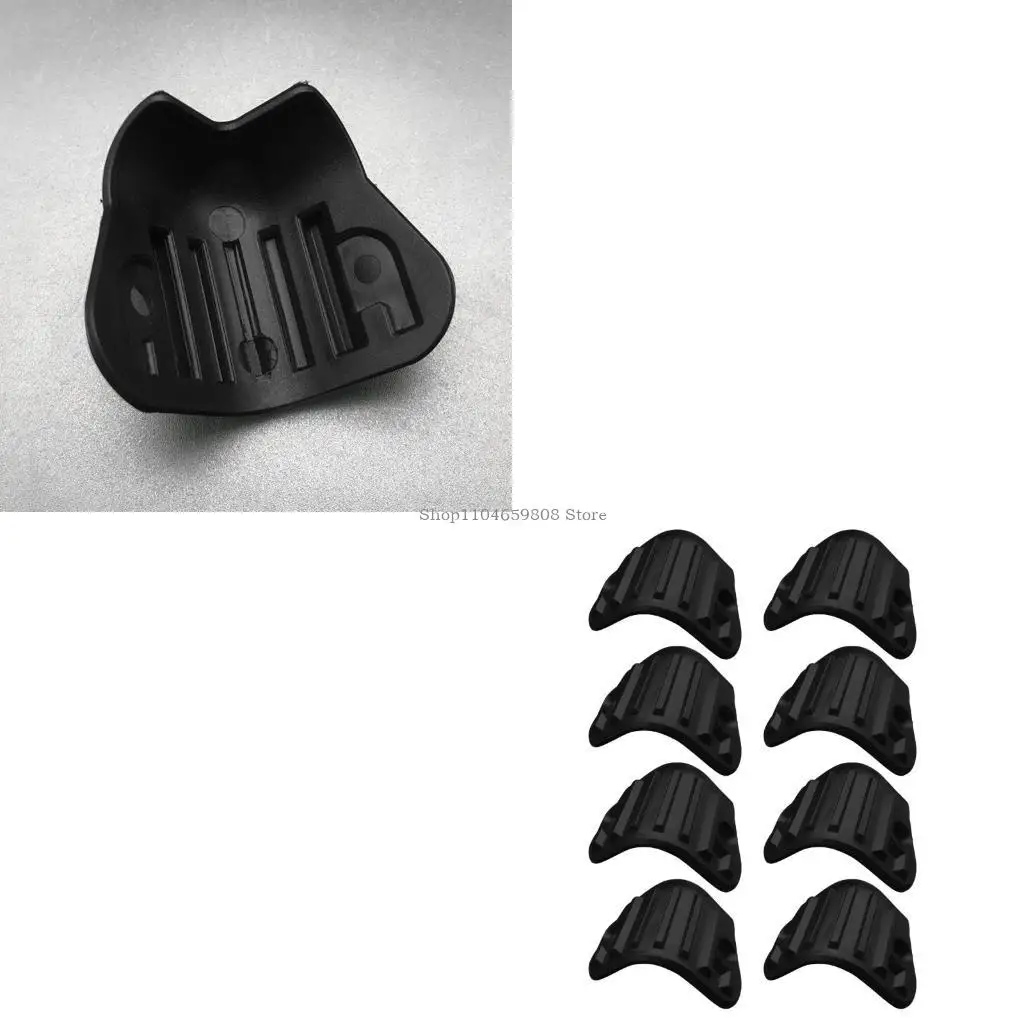 

8Pcs Black Plastic Guitar AMP Speaker Cabinet Corner Protector Recplacement Amplifier Rounded Guard Wrap