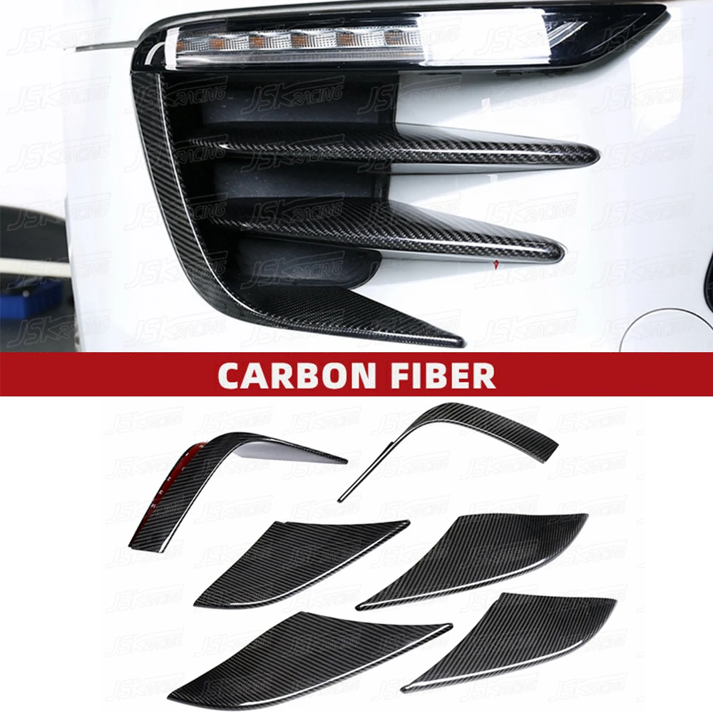 Carbon Fiber Fog Light Cover For Porsche Macan 2014-2018 (JSKPCMC14029)