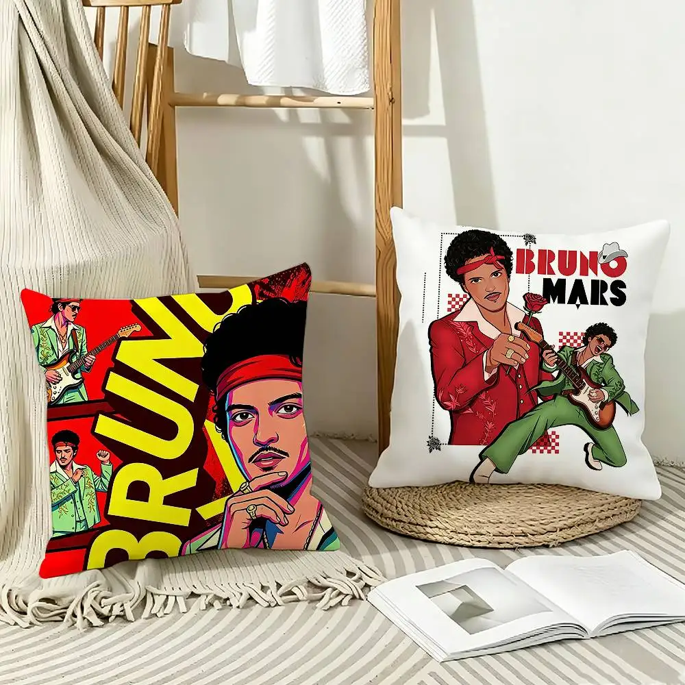 COOL The ROMATIC B-Bruno Mars    Pillow Case Pattern Printed Pillowcase For Living Room Sofa Cushion Cover