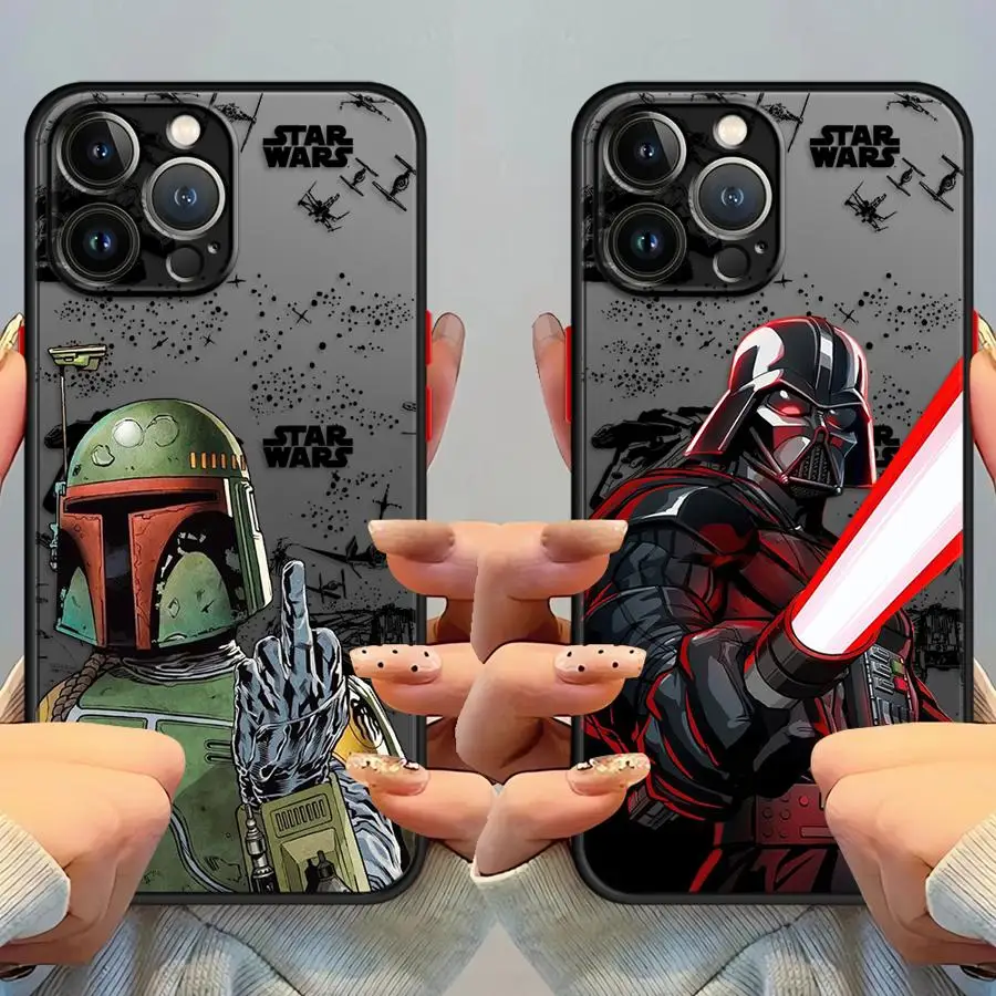 Мягкий чехол для Apple iPhone XS 14 15 16 Plus XR 7 8 SE 16e 11 12 13 Pro Max 12 Mini S-Stars Wars Cool Hero