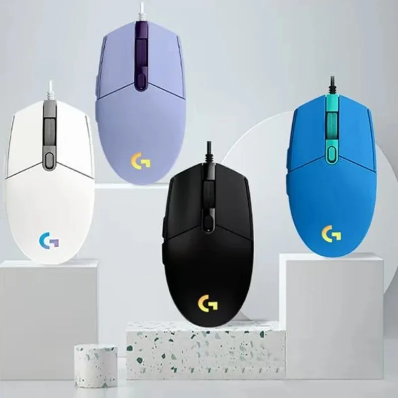 

Logitech G203/G402 wired mechanical gaming mouse Luminous Backlit USB Wired Gaming Mouse Desktop PC Laptop Office Computer Gamin
