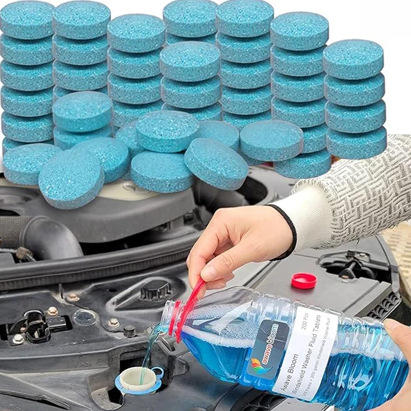 Auto Wiper Glass Solid Cleaning Car Windscreen Wiper Solid Cleaner Effervescent Tablets Cleaning Windshield Window Glass Cleaner