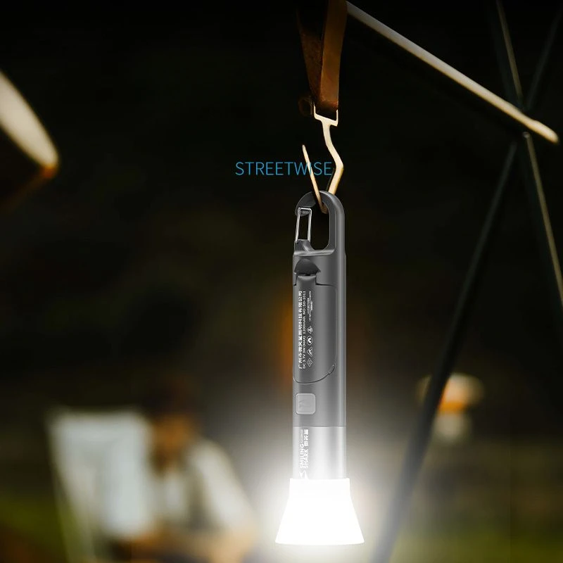 SMILING SHARK Outdoor Flashlight Portable Strong Lights Variable Focus with Home Camping Fishing Walking Lighting Lamp