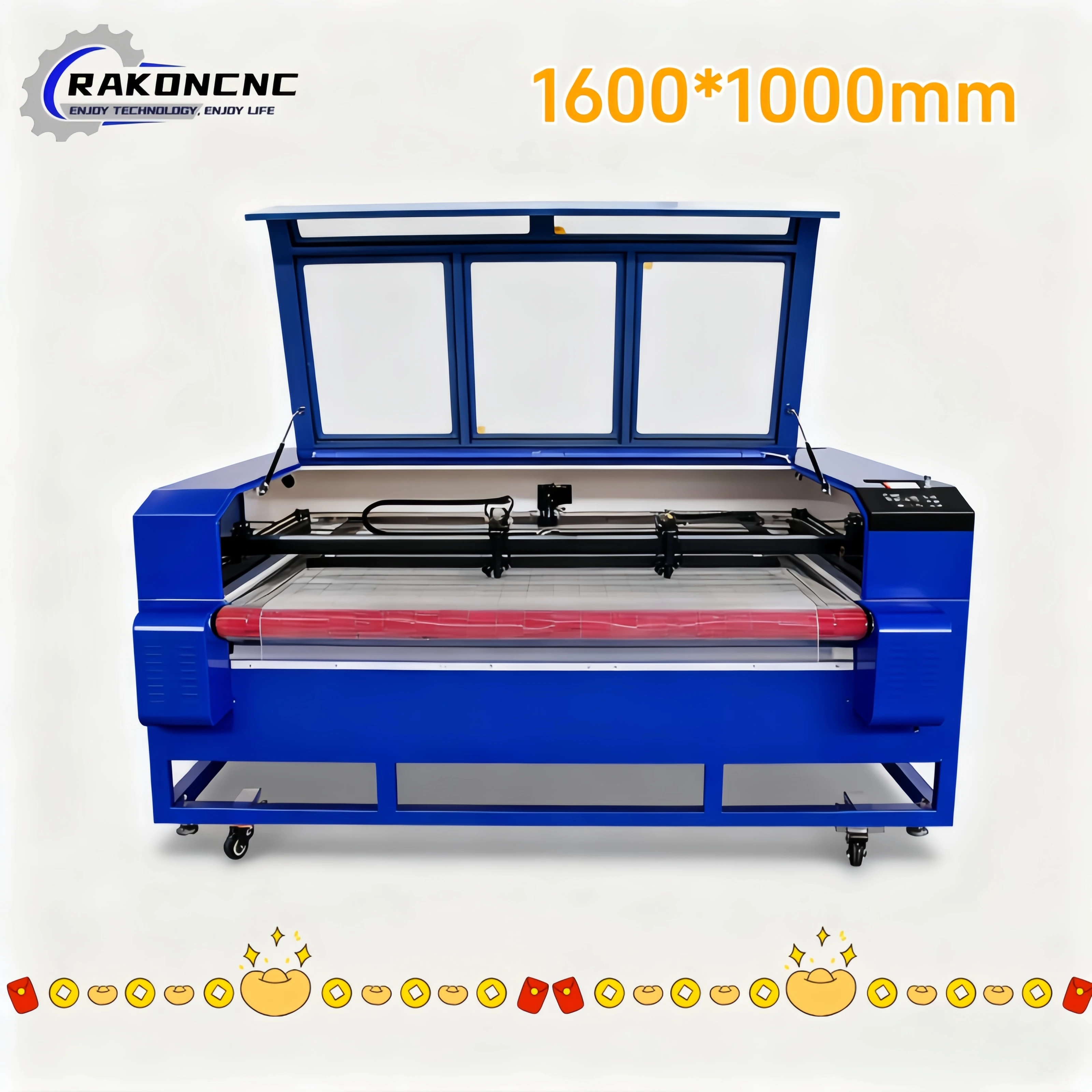 Wholesale Price Co2 Laser Cutting Engraving Machine 1610 1626 80w 100w 130w Co2 Laser Engraver Cutter Auto Feeding High Quality