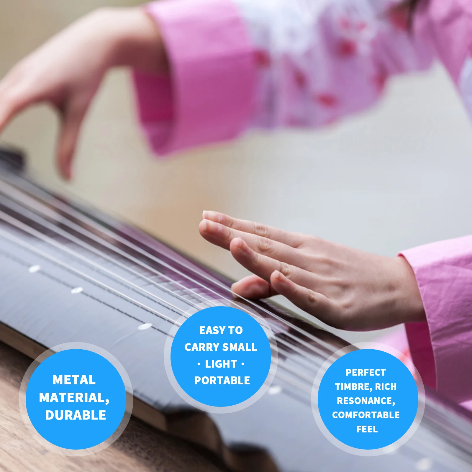 

21Pcs Professional Guzheng String Replacement Set Made of Strong Materials Clear Comfortable Sound Simple Installation