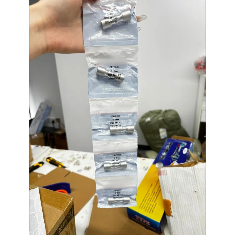 5 Pieces of Metal Composite Ring Parts for Refrigerator and Freezer Repair, Refrigeration Without Welding Tools