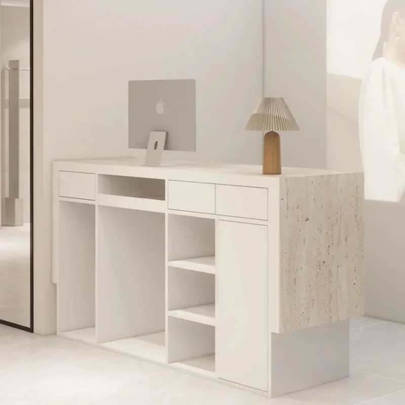 Italian Style Originality Reception Desks Simplicity Modern Clothing Shop Reception Desks Beauty Salon Furniture Receptie FYRD