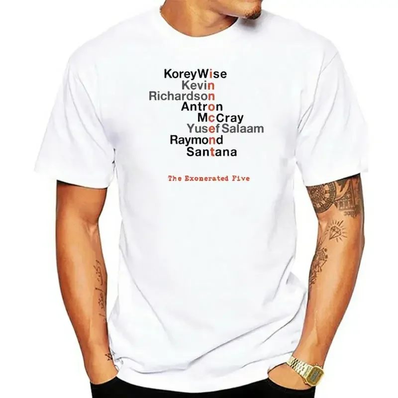 

Tribute to The Exonerated Five - INNOCENT T Shirt The Exonerated 5 tshirt justice central park five social justice black