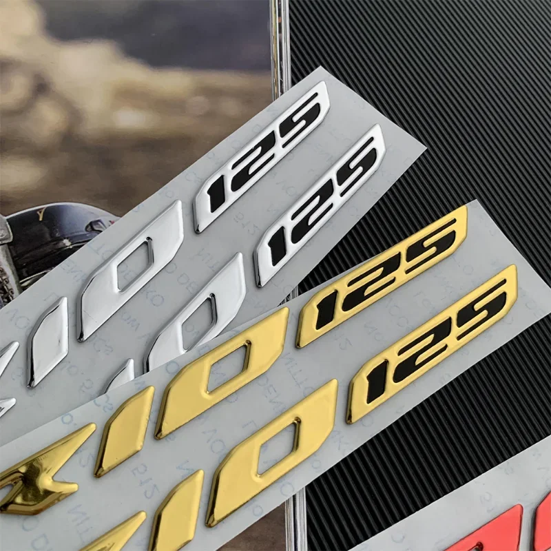 

For Honda Vario 150 Vario150 125 Vario125 Accessories.2 Pcs Motorcycle Logo TMAX Motorcycle 3D Decal Tank Body Sticker Emblem